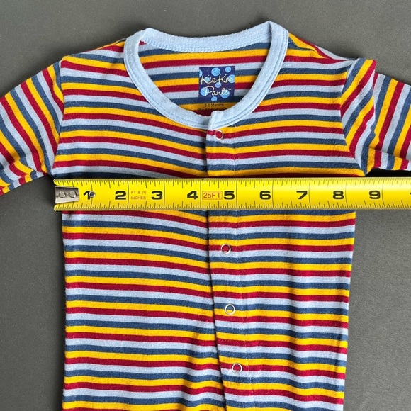 KicKee Pants Baby Boys' Print Footie, Circus Stripe Size 0-3 Months - Picture 8 of 9